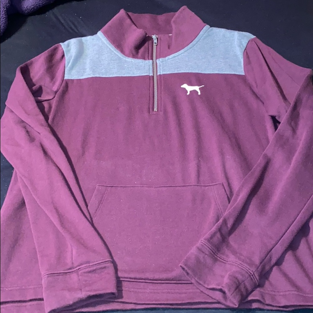 PINK half zip